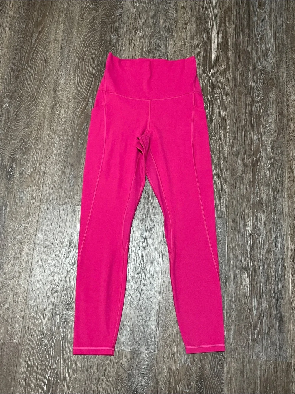 EUC Lululemon Matching Align Ripened Raspberry Set. Size 6 - Picture 5 of 11